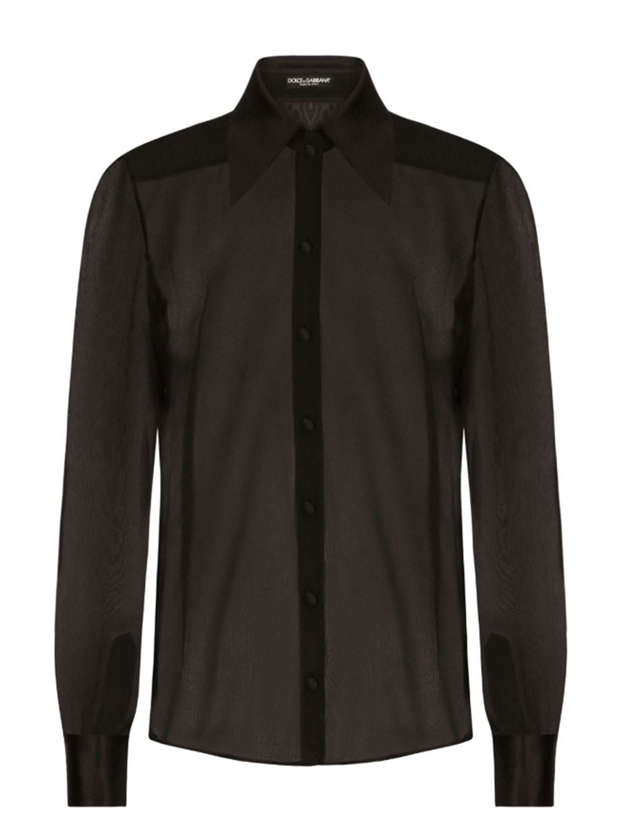 SEMI-SHEER MESH SHIRT DOLCE & GABBANA