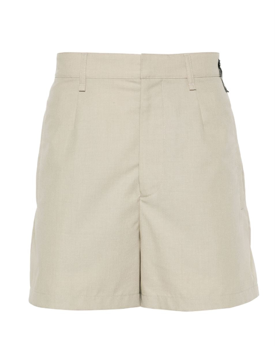 WOOL BERMUDA SHORTS