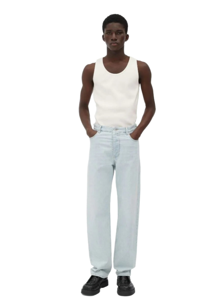 EXTRA BLEACHED WIDE LEG JEANS