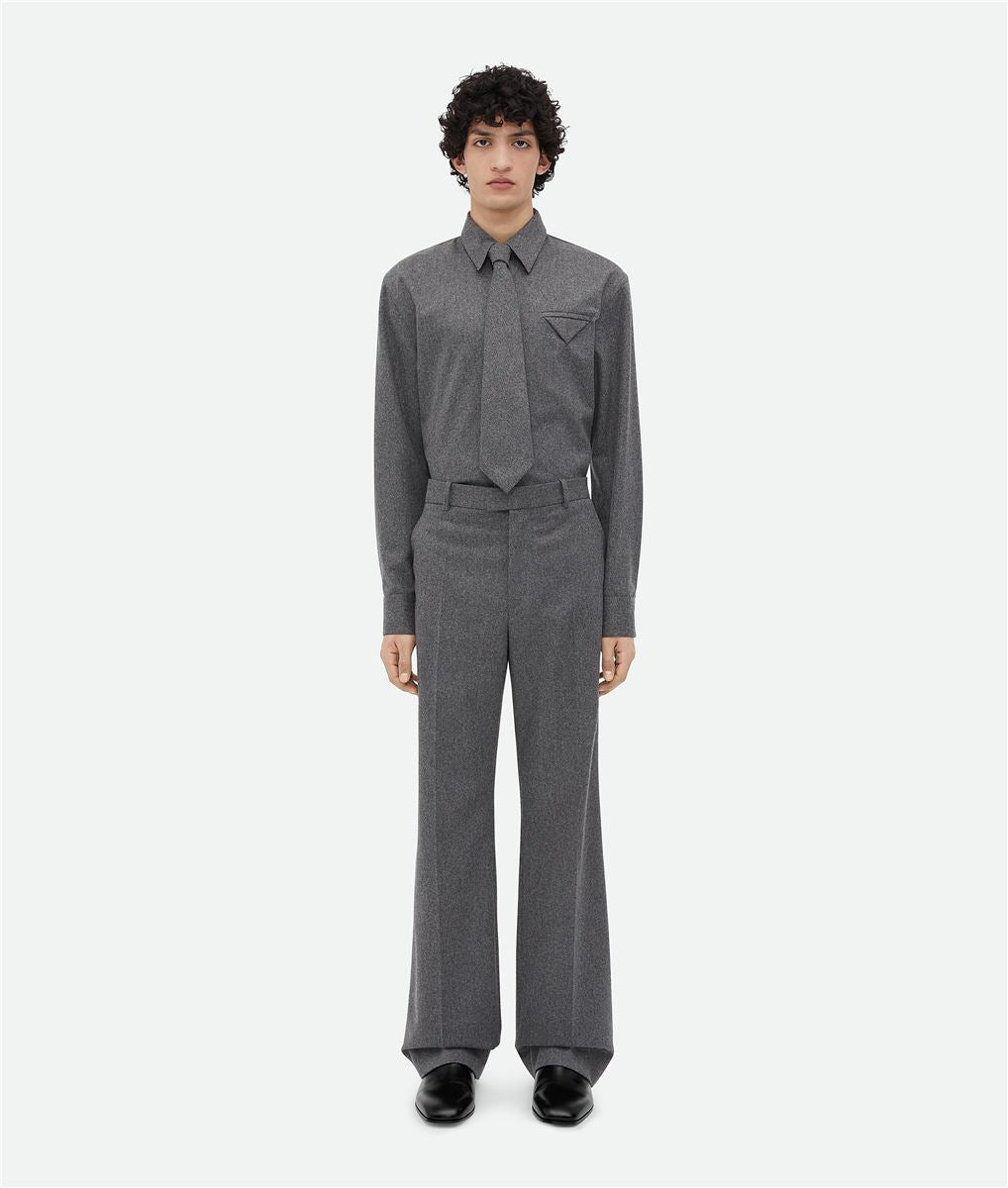 LIGHT WOOL FLANNEL TROUSERS BOTTEGA VENETA