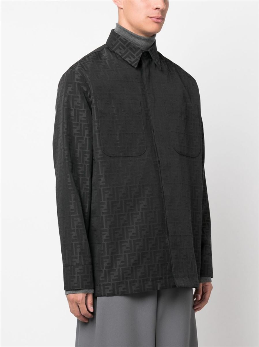 FF-MONOGRAM SHIRT JACKET FENDI