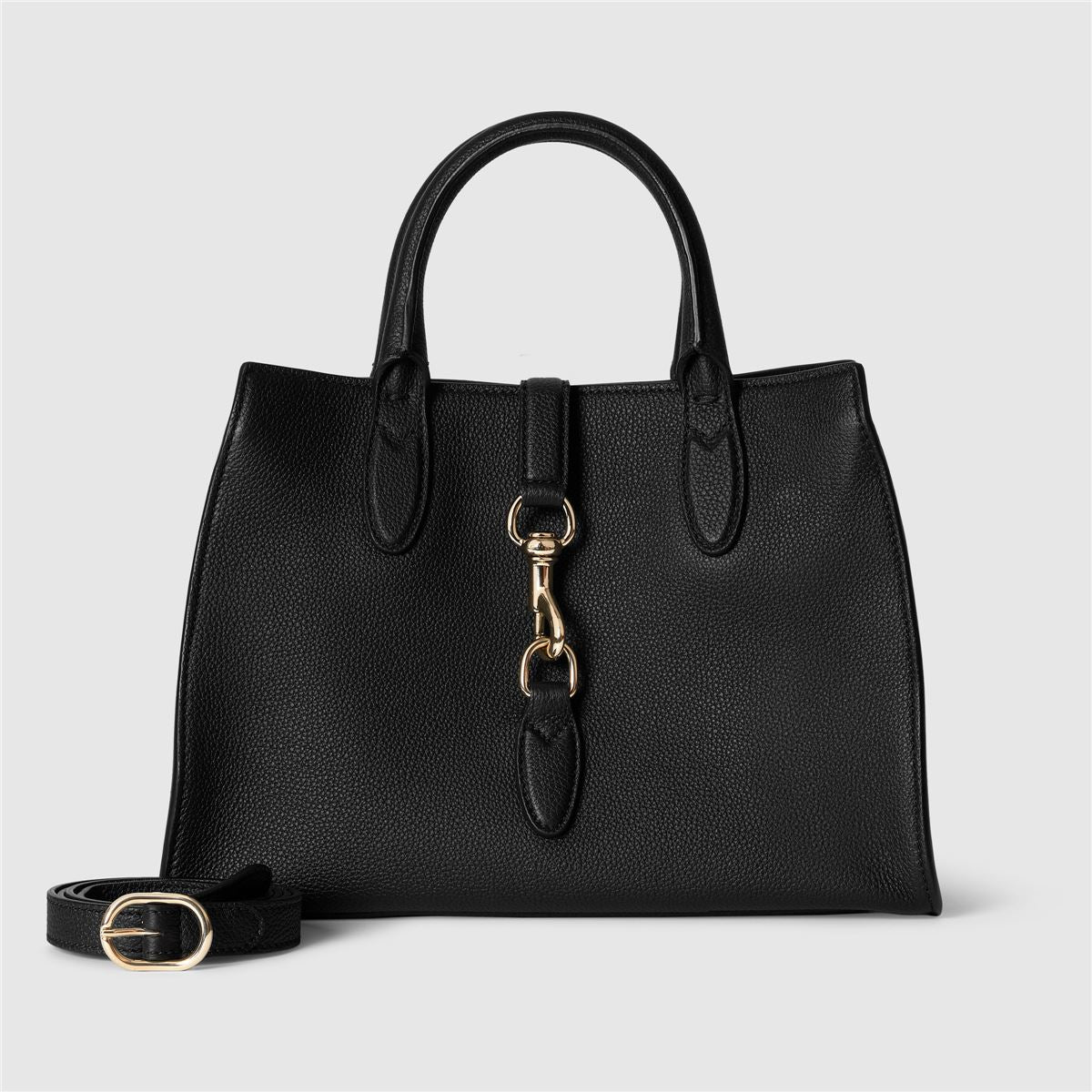 MEDIUM TOTE BAG WITH HOOK CLOSURE