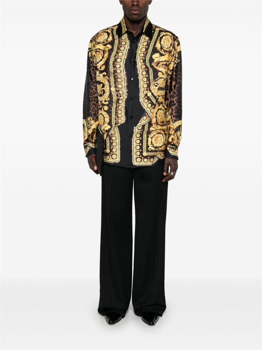 BAROCCO-PRINT SHIRT VERSACE