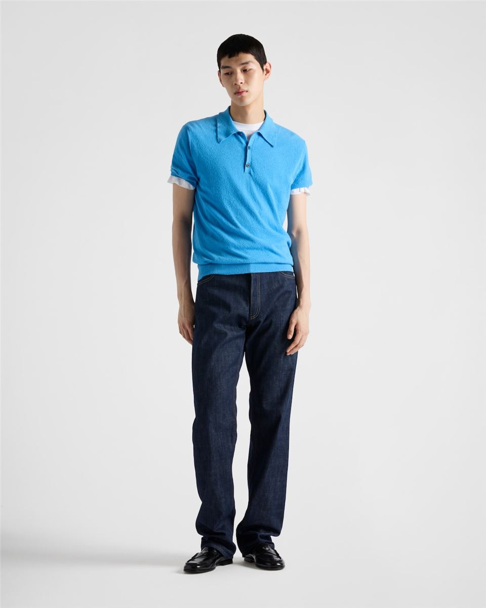 SHORT-SLEEVED COTTON POLO SHIRT