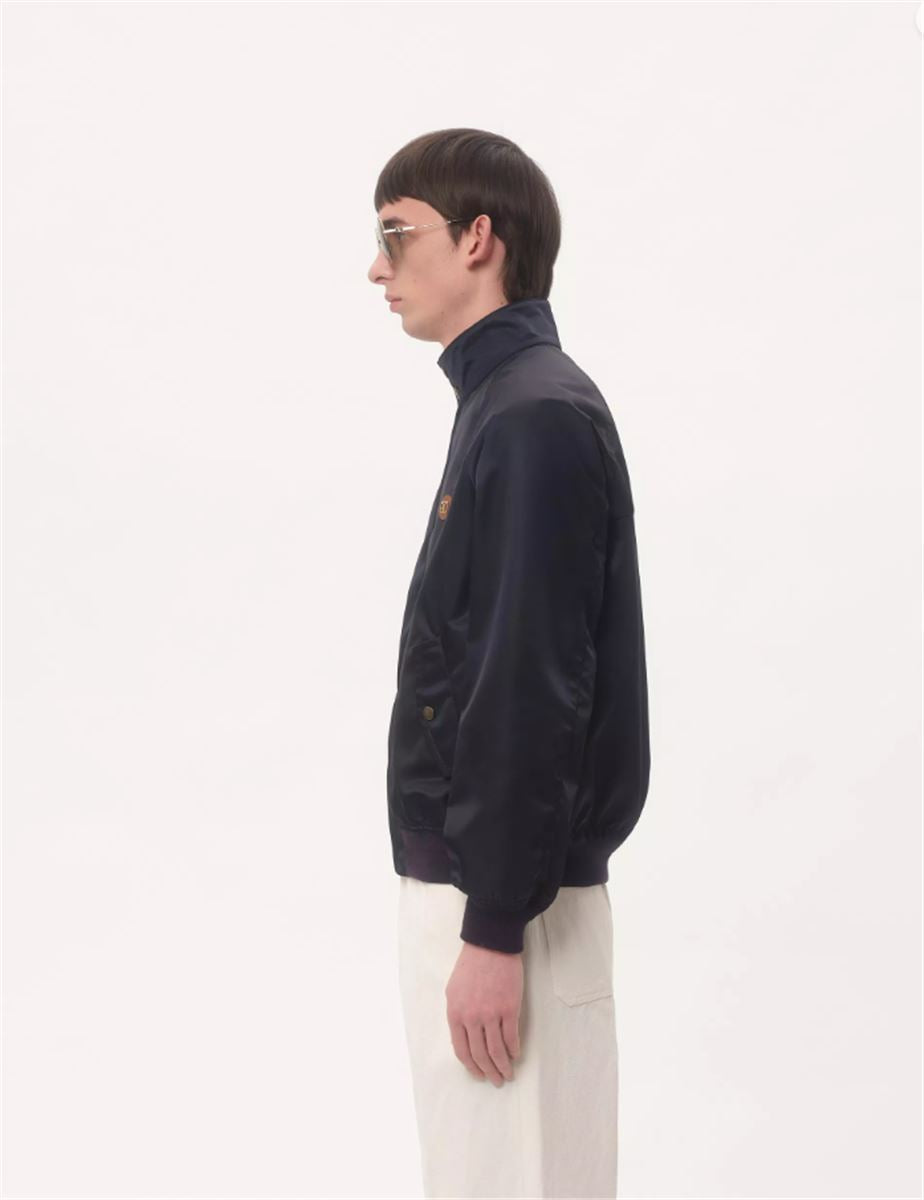 NYLON BLOUSON WITH VLOGO PATCH