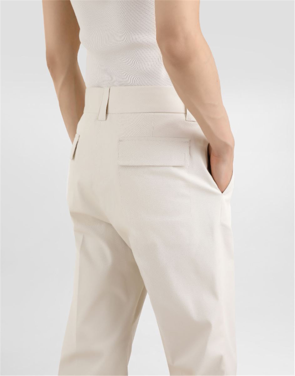 TAILORED COTTON PANTS