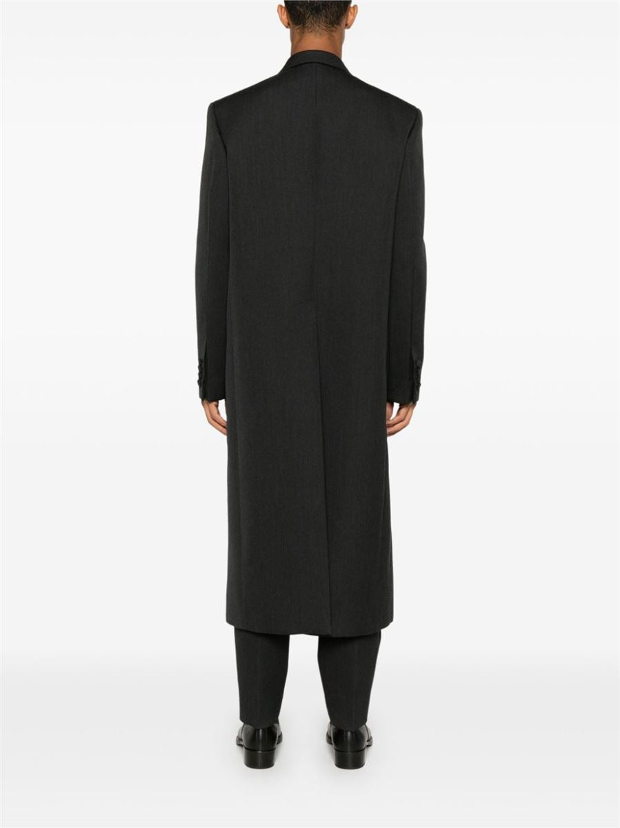 ANCORA EMBROIDERED WOOL COAT GUCCI