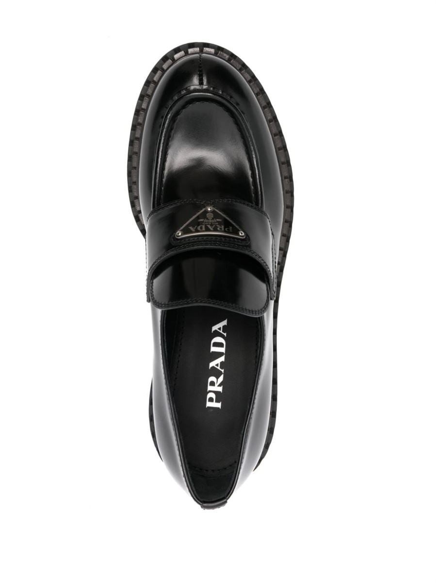 LEATHER LOAFERS PRADA