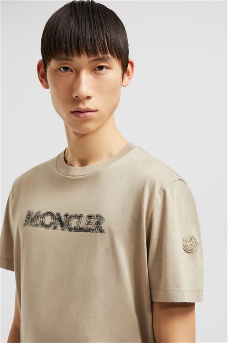 BLURRED LOGO COTTON T-SHIRT