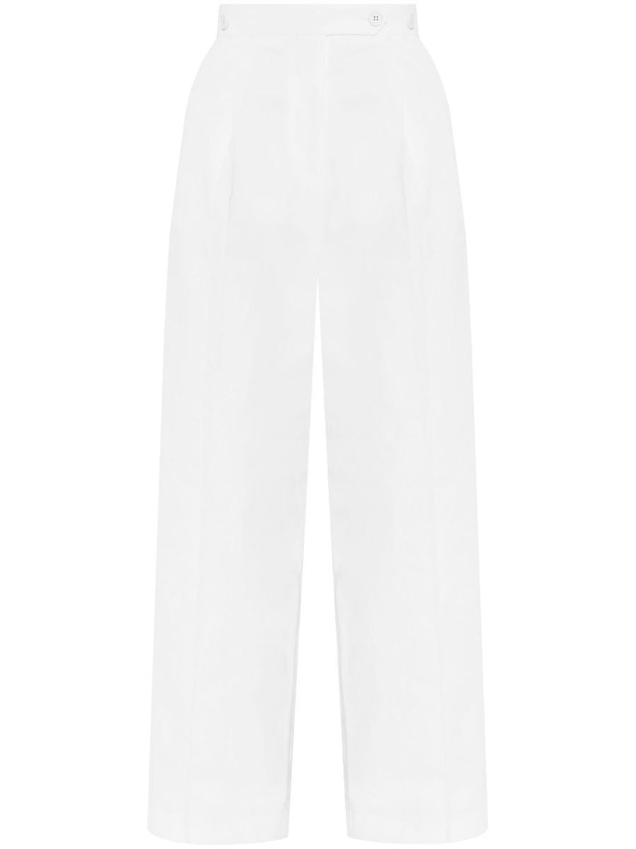 PLEATED PANTS IN COTTON