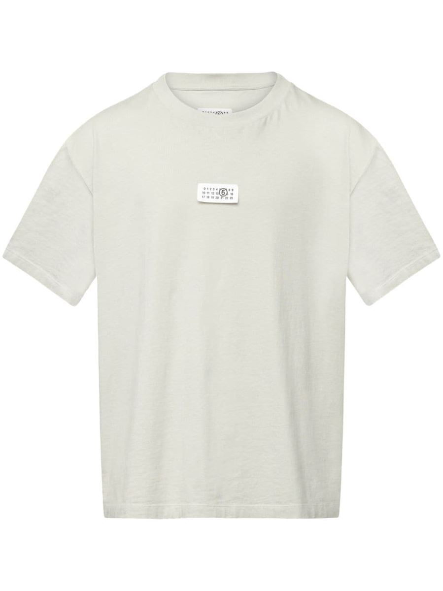 NUMERIC SIGNATURE COTTON T-SHIRT MM6