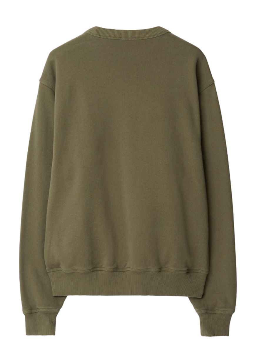 OAK LEAF CREST COTTON SWEATSHIRT BURBERRY