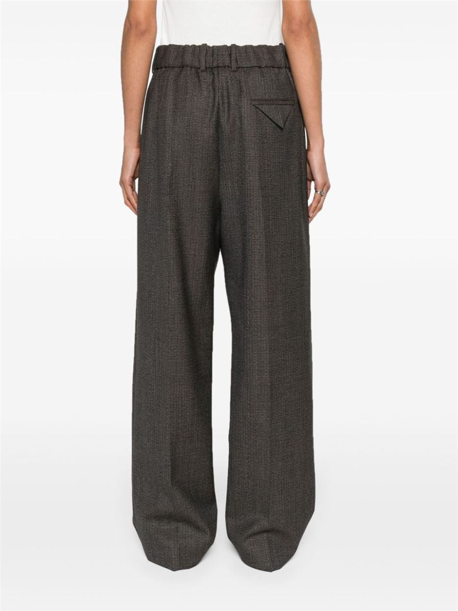 WOOL HOUNDSTOOTH TAILORED PANTS BOTTEGA VENETA