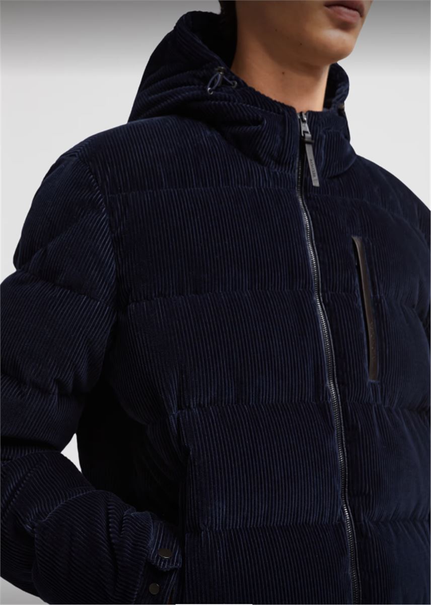 VEDERNA CORDUROY SHORT DOWN JACKET MONCLER