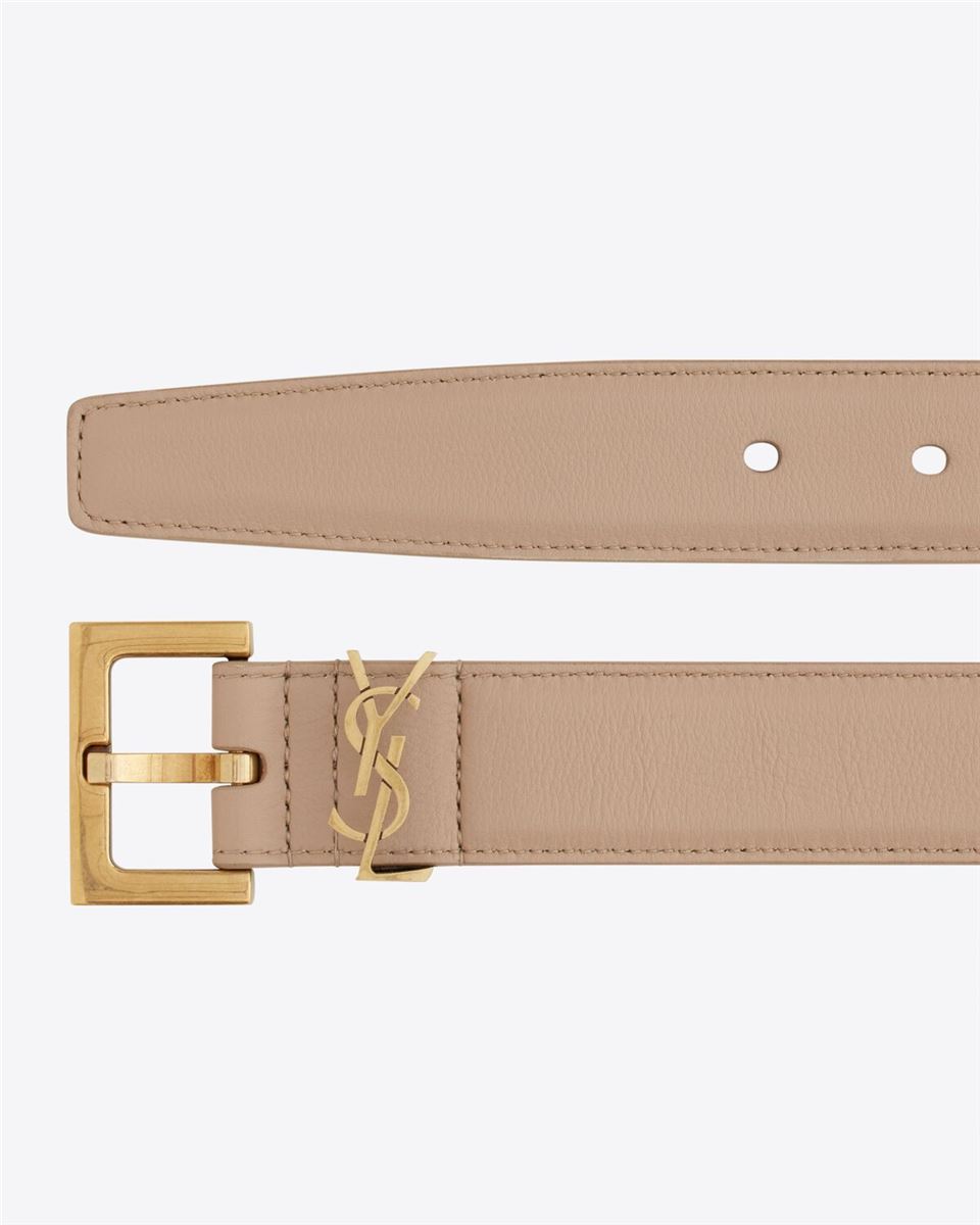 CASSANDRE THIN BELT WITH SQUARE BUCKLE