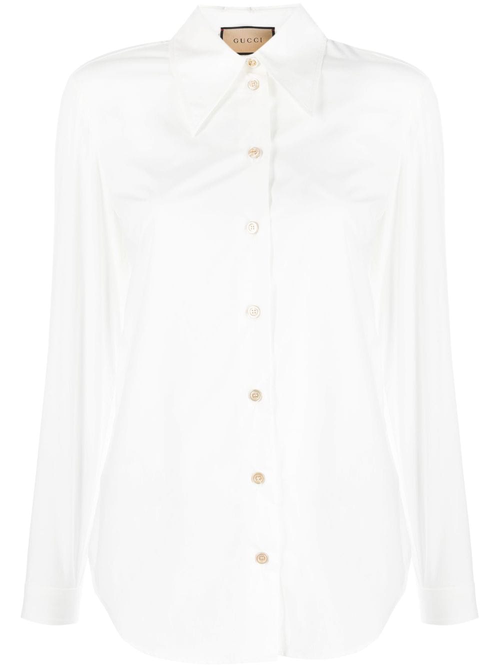 BUTTONED-UP COTTON SHIRT GUCCI