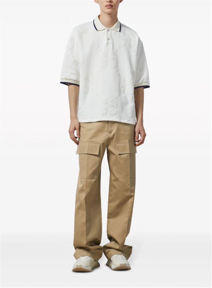 WIDE-LEG COTTON CARGO TROUSERS GUCCI